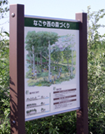 西の森 看板
