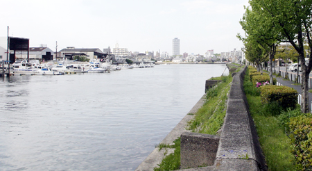 処理水を堀川へ放流